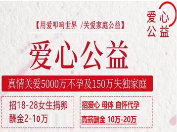 庄河捐卵助孕生子 爱心志愿者招募